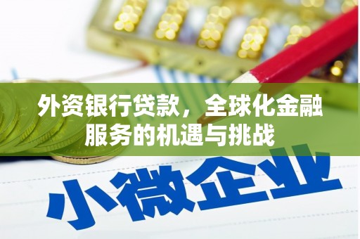 无极外资银行贷款，全球化金融服务的机遇与挑战