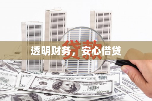 无极透明财务，安心借贷