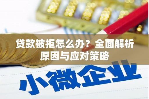 无极贷款被拒怎么办？全面解析原因与应对策略