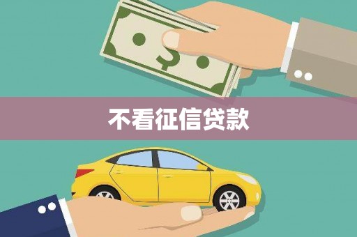 无极不看征信贷款