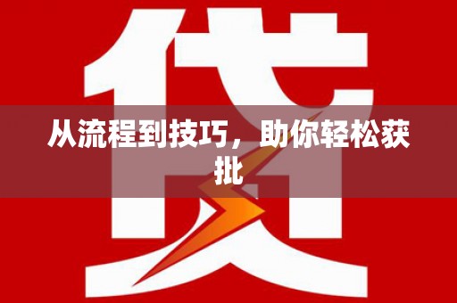 无极从流程到技巧，助你轻松获批