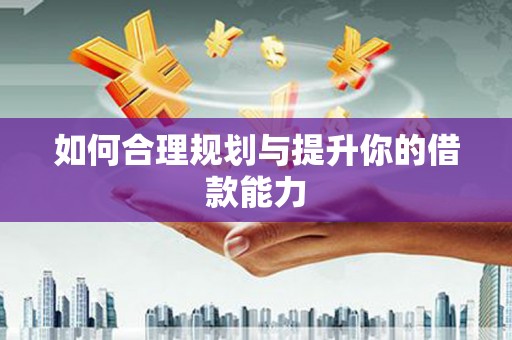无极如何合理规划与提升你的借款能力