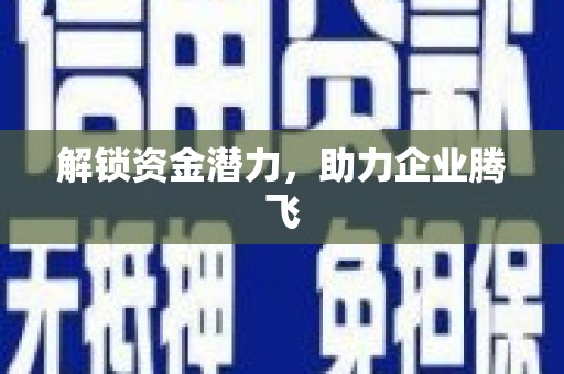 无极解锁资金潜力，助力企业腾飞