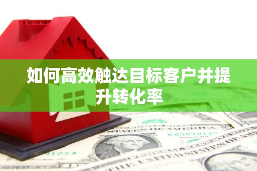 无极如何高效触达目标客户并提升转化率