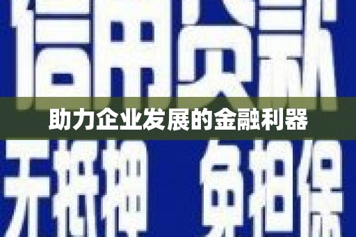 无极助力企业发展的金融利器
