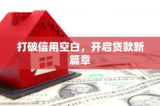 无极打破信用空白，开启贷款新篇章