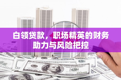 无极白领贷款，职场精英的财务助力与风险把控